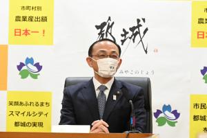 市長の定例記者会見の画像