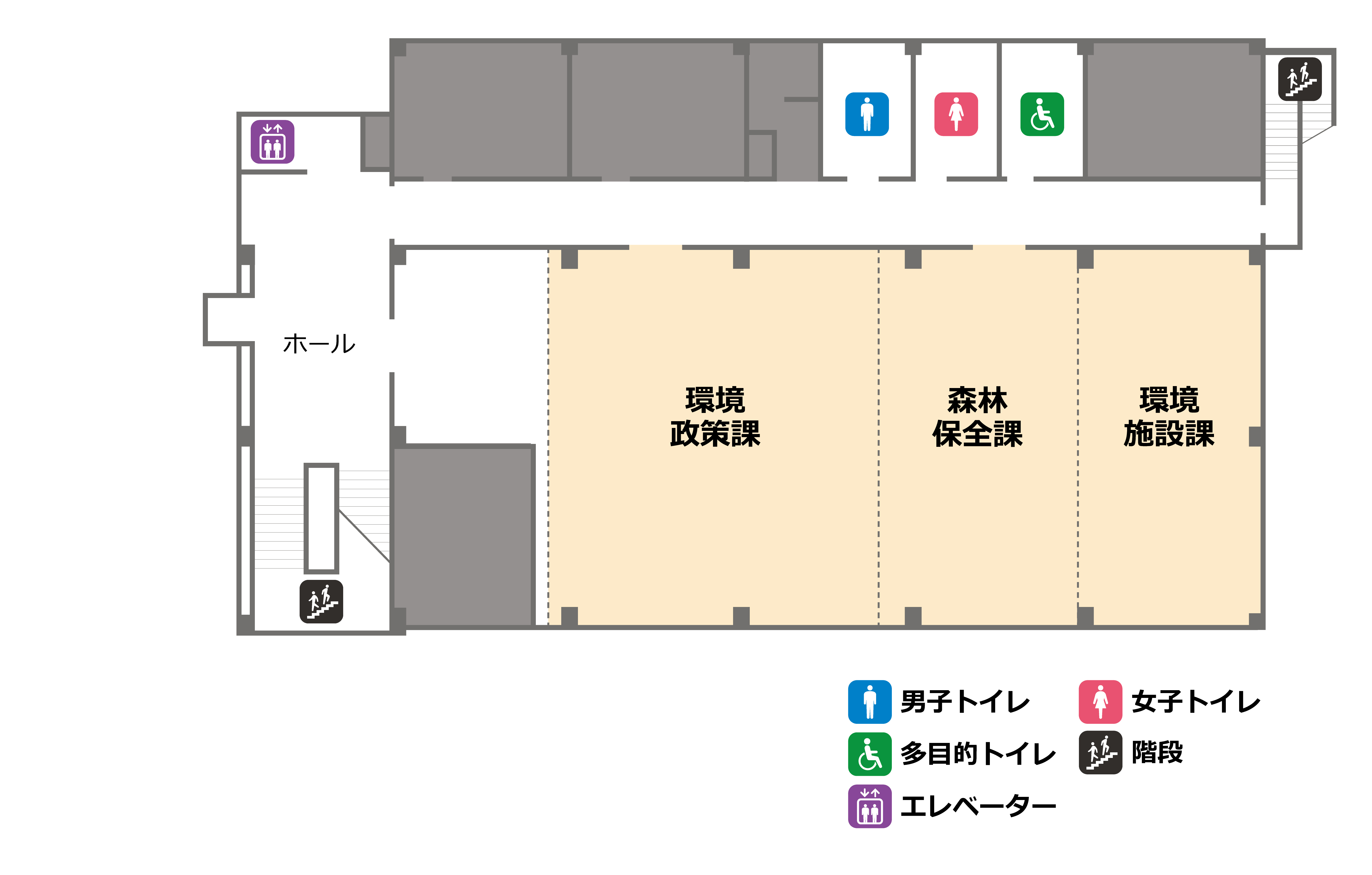 フロアマップ（北別館）3階