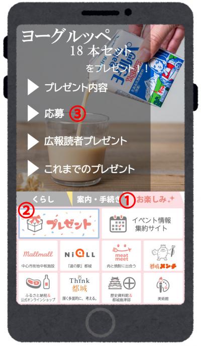 応募画面