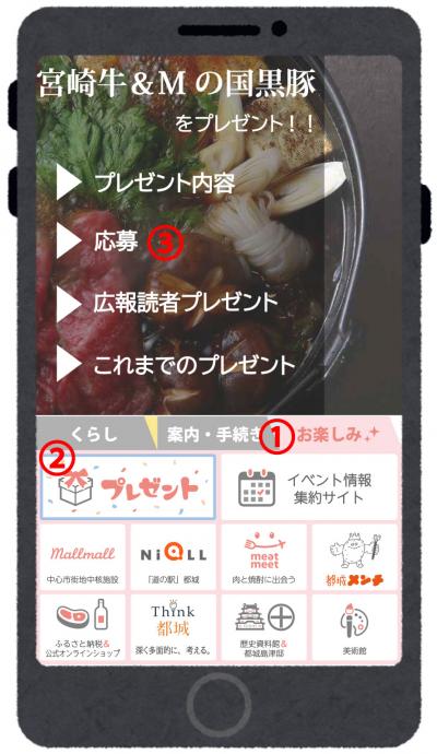 LINE応募画面