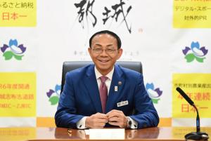 定例記者会見写真