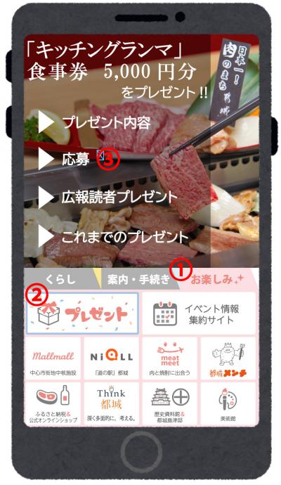 応募画面