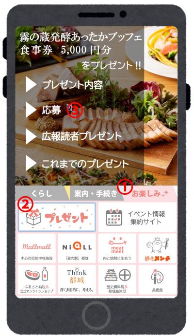 LINE応募画面