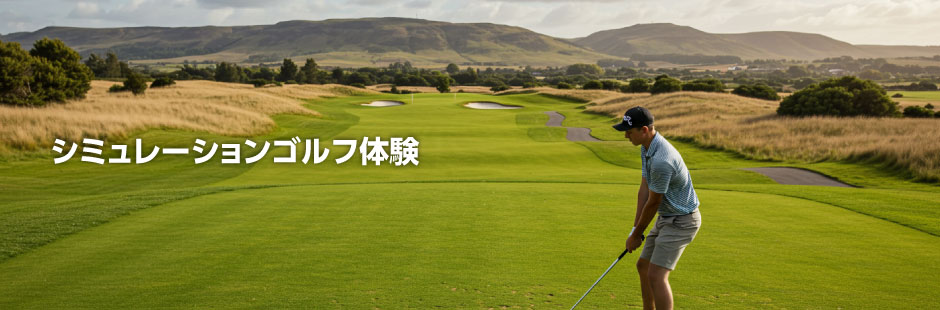 シミュレーションゴルフ体験