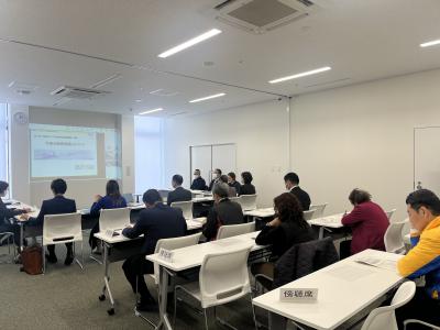 第3回上下水道料金等審議会の会場の様子