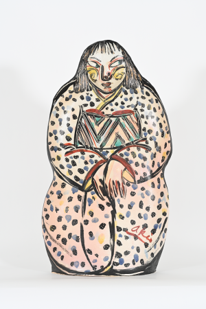 高森暁夫「Woman in Kimono」