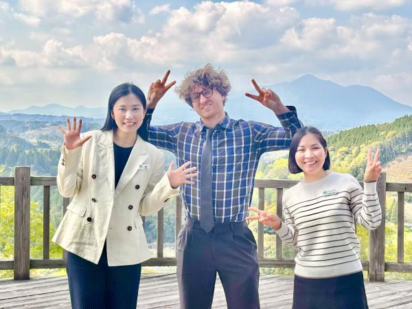 3人揃って記念写真
