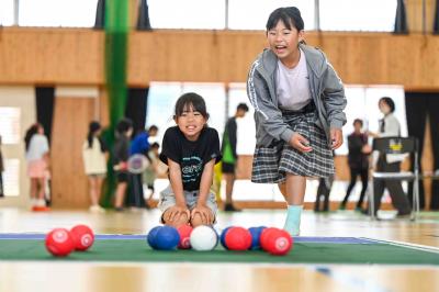 ボッチャ体験