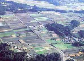 高城牧ノ原古墳群・上空から