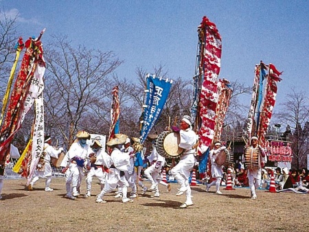 正応寺の大太鼓踊3