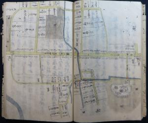 庄内地理志　本町・唐人町の図