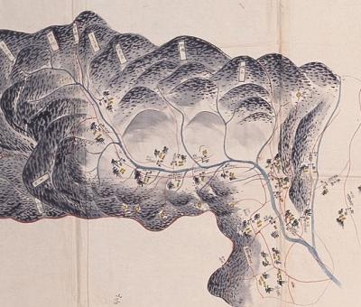 梶山寺柱番所絵図
